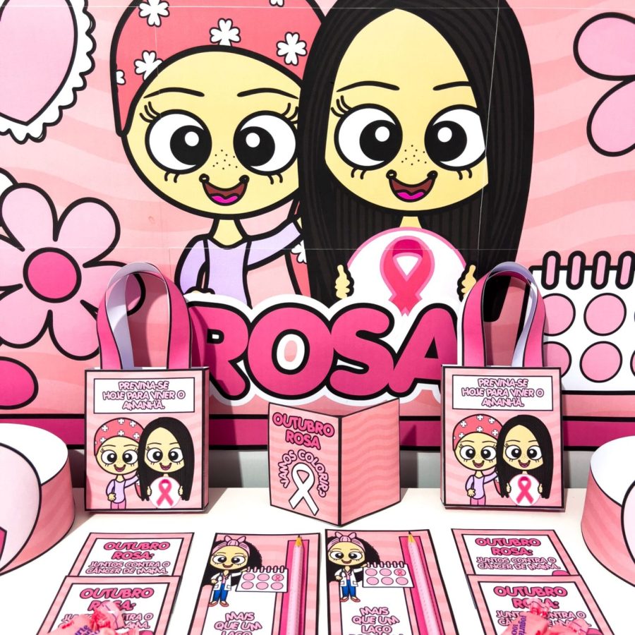 Kit Painel e Lembrancinhas Outubro Rosa - Outubro Rosa - Pedagogia de Ideias Kit Painel e Lembrancinhas Outubro Rosa - Outubro Rosa