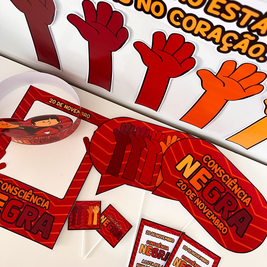 Kit Painel + Lembrancinha Dia da Consciência Negra - Consciência Negra - Pedagogia de Ideias Kit Painel + Lembrancinha Dia da Consciência Negra - Consciência Negra