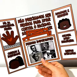 Material educativo sobre diversidade e respeito na cultura brasileira.