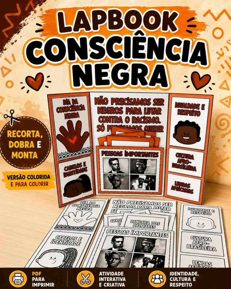 Lapbook Consciência Negra sobre Identidade e Cultura — foto 11