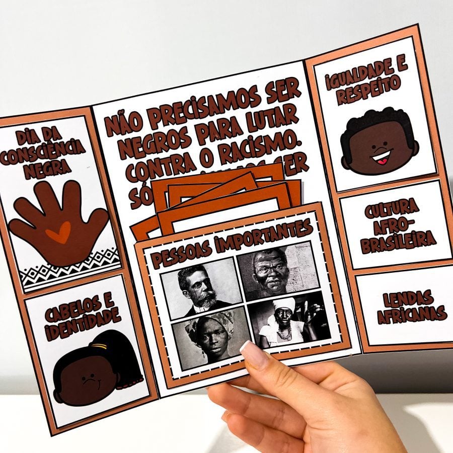 Lapbook Consciência Negra - Consciência Negra - Pedagogia de Ideias Lapbook Consciência Negra - Consciência Negra