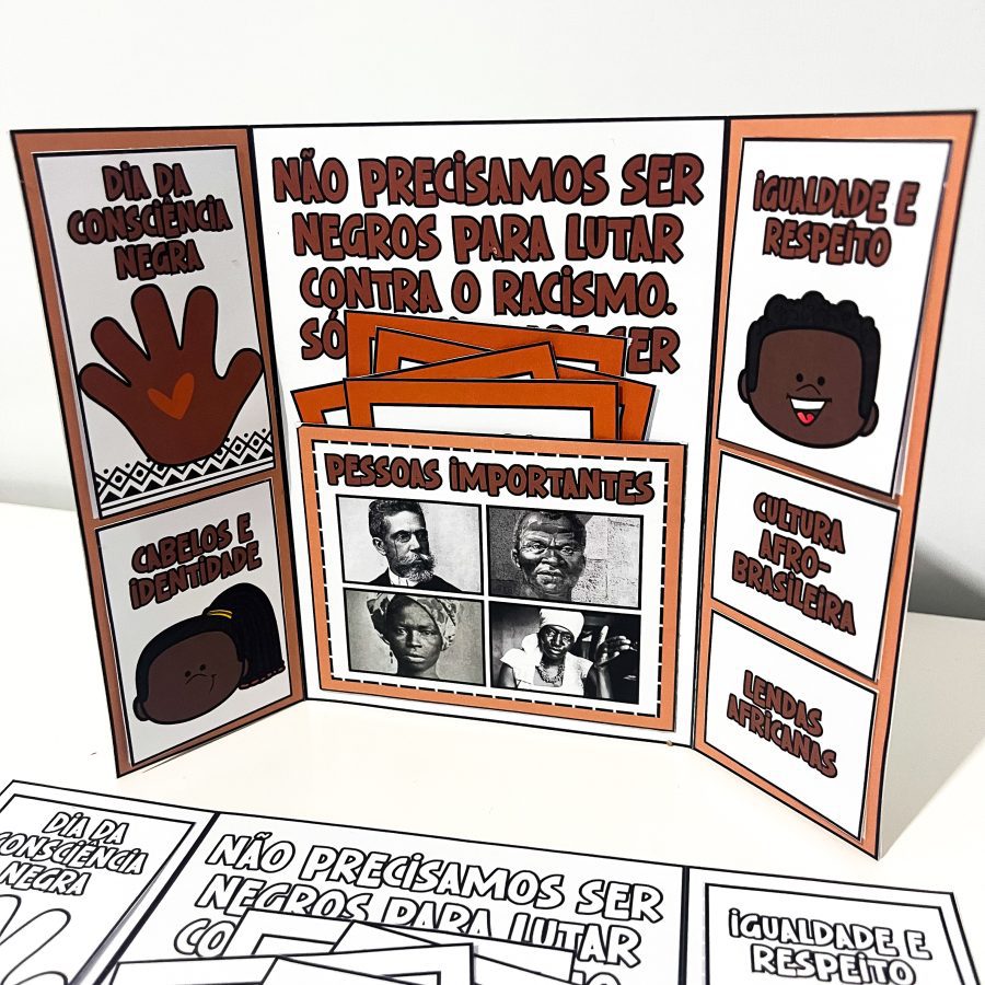 Lapbook Consciência Negra - Consciência Negra - Pedagogia de Ideias Lapbook Consciência Negra - Consciência Negra