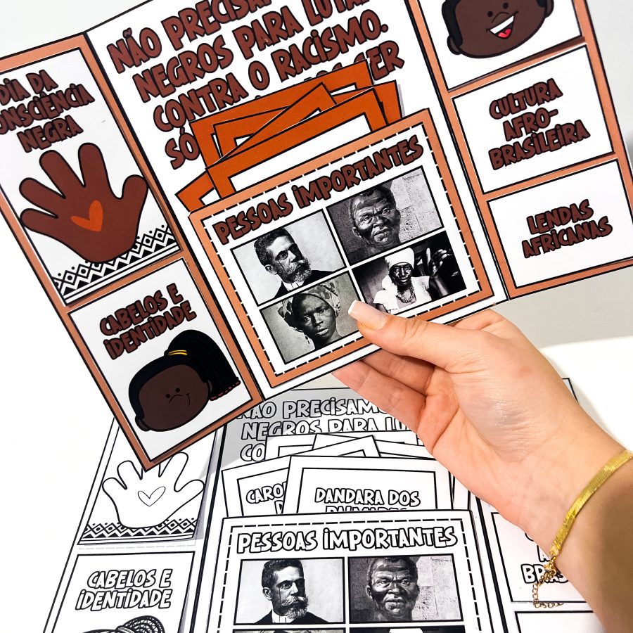 Lapbook Consciência Negra - Consciência Negra - Pedagogia de Ideias Lapbook Consciência Negra - Consciência Negra