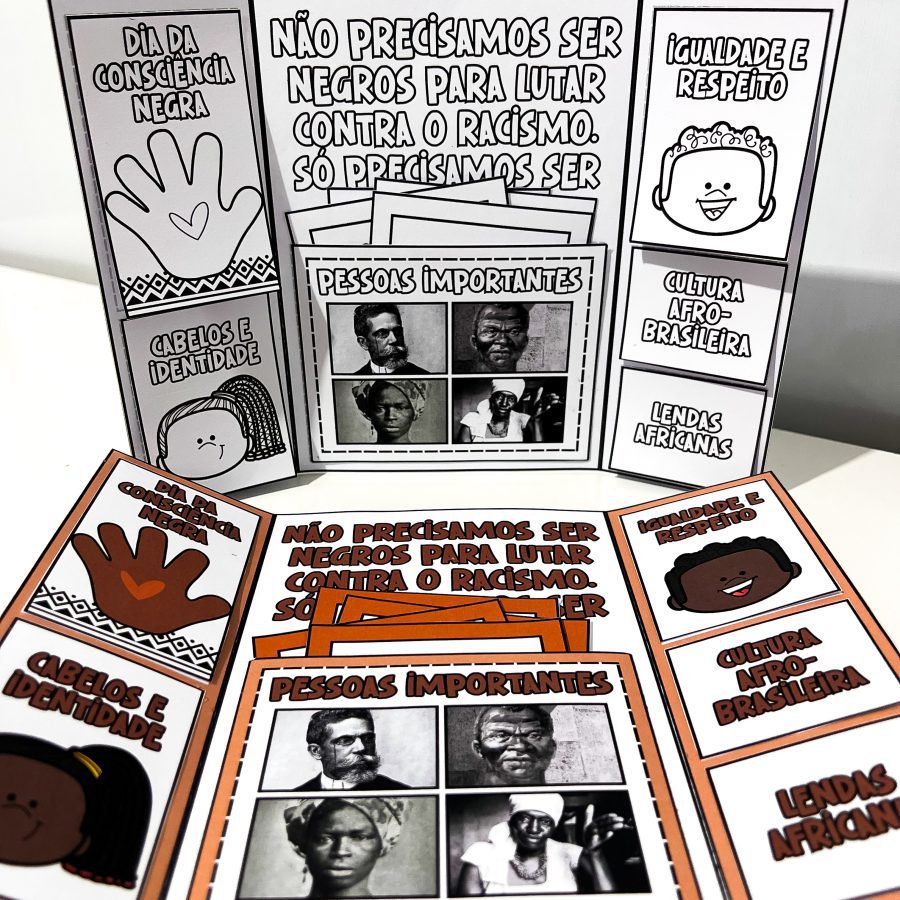Lapbook Consciência Negra - Consciência Negra - Pedagogia de Ideias Lapbook Consciência Negra - Consciência Negra