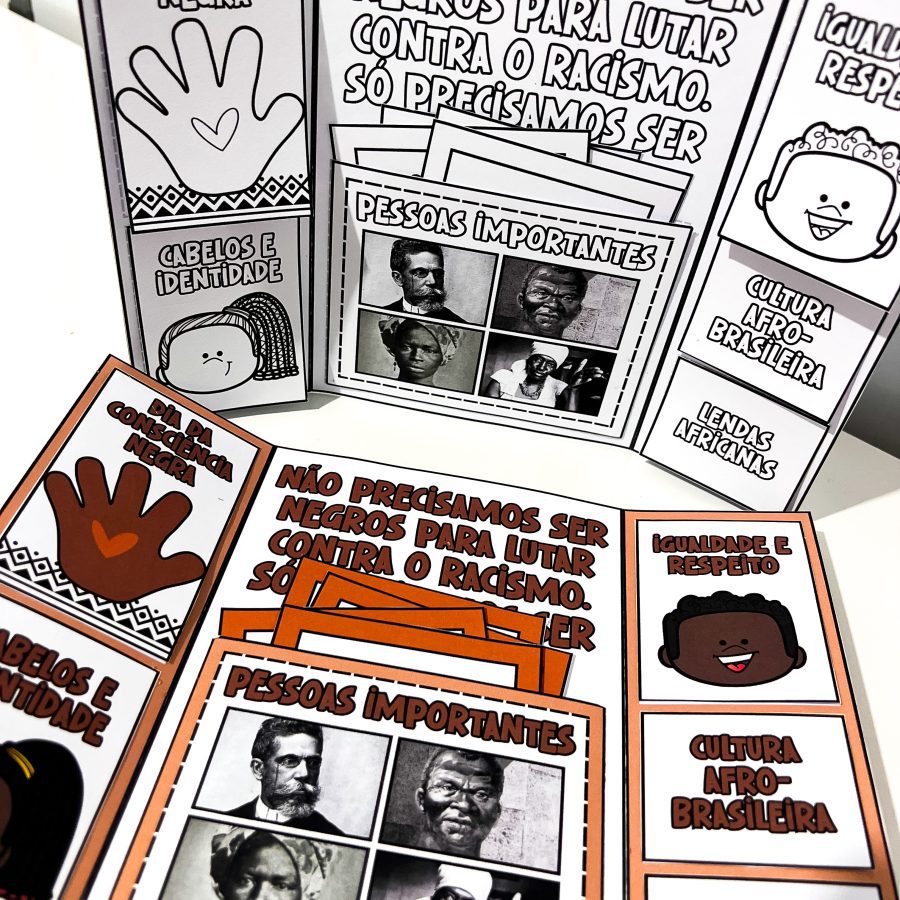 Lapbook Consciência Negra - Consciência Negra - Pedagogia de Ideias Lapbook Consciência Negra - Consciência Negra