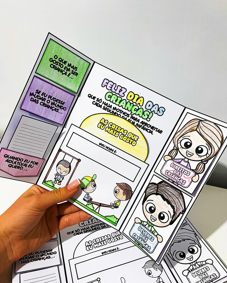 Lapbook Dia das Crianças para Colorir — foto 11
