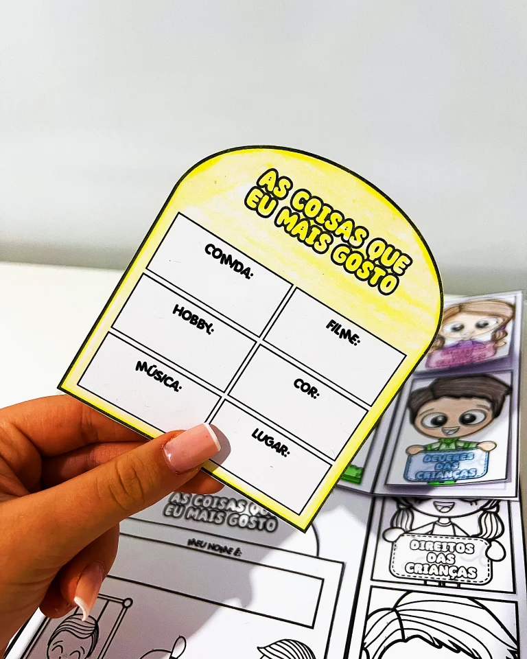 Lapbook Dia das Crianças para Colorir — foto 2