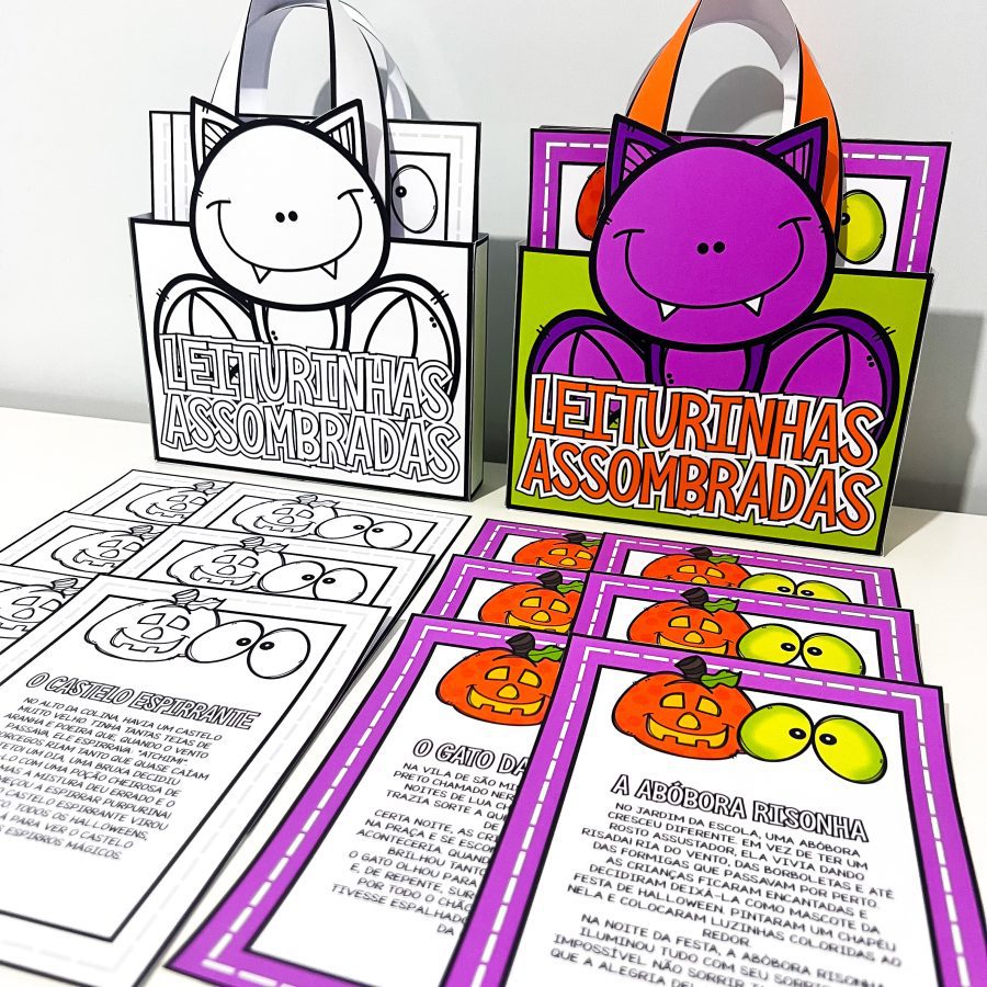 Leiturinhas Assombradas - Halloween - Pedagogia de Ideias Leiturinhas Assombradas - Halloween