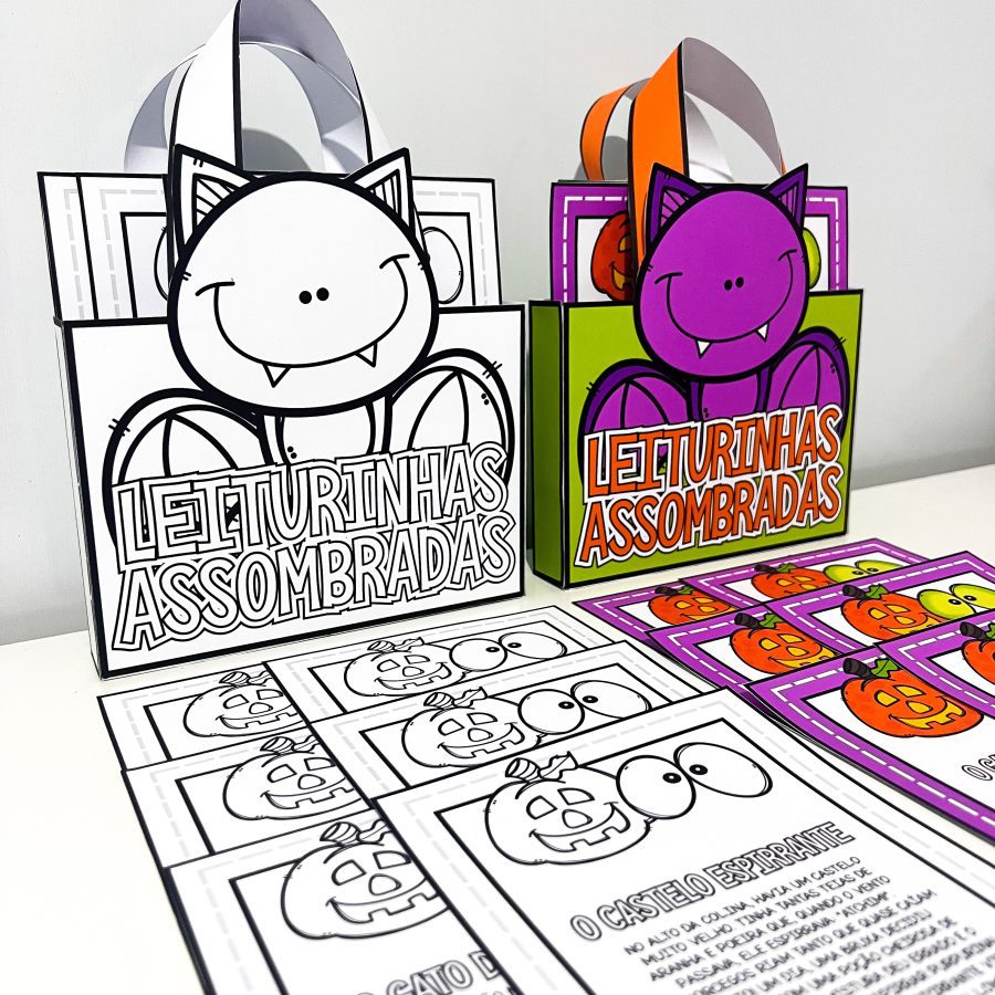 Leiturinhas Assombradas - Halloween - Pedagogia de Ideias Leiturinhas Assombradas - Halloween