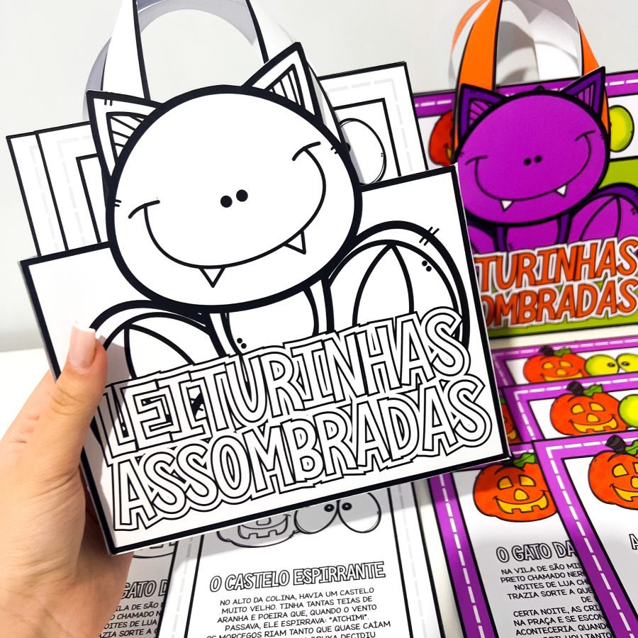 Leiturinhas Assombradas - Halloween - Pedagogia de Ideias Leiturinhas Assombradas - Halloween