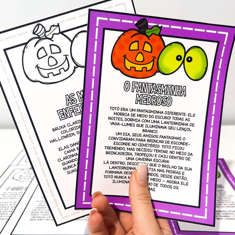 Leiturinhas Assombradas - Halloween - Pedagogia de Ideias Leiturinhas Assombradas - Halloween