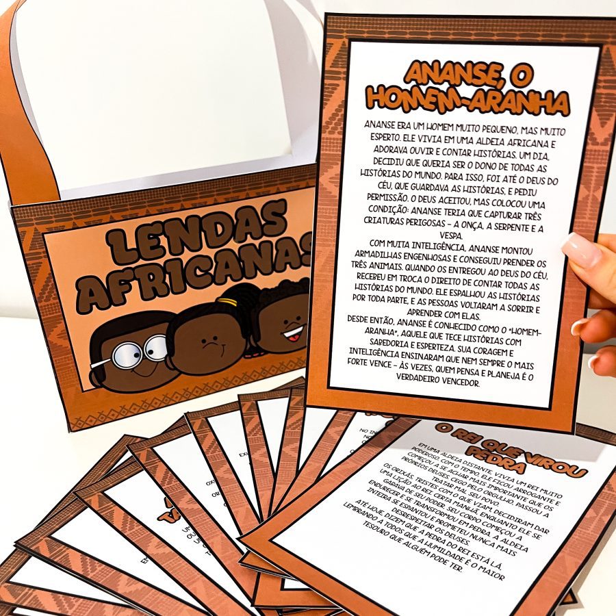 Maleta Lendas Africanas - Consciência Negra - Pedagogia de Ideias Maleta Lendas Africanas - Consciência Negra