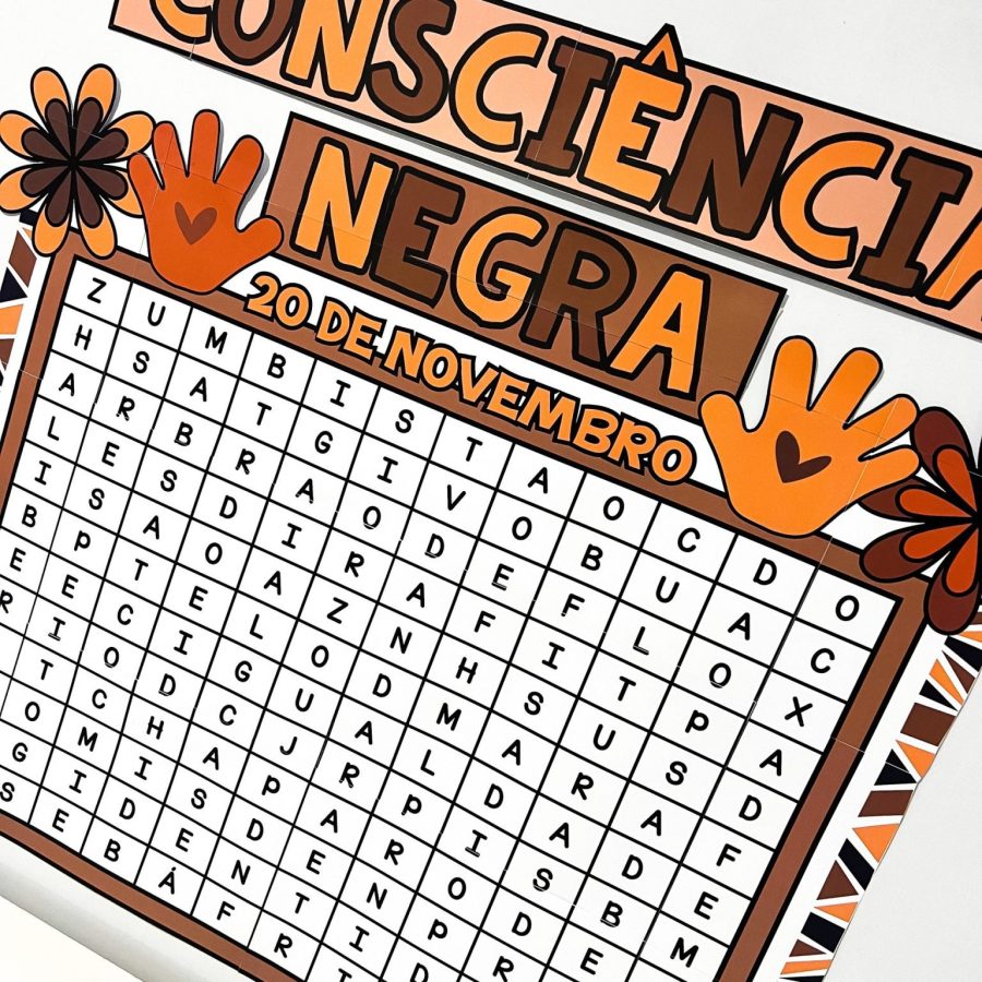 Painel Caça-Palavras Consciência Negra - Consciência Negra - Pedagogia de Ideias Painel Caça-Palavras Consciência Negra - Consciência Negra