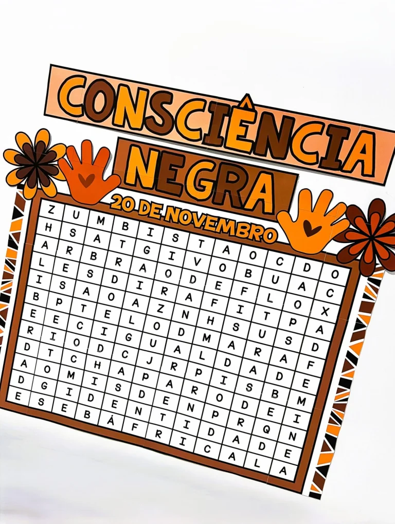 Painel Caça-Palavras Consciência Negra Interativo — foto 6