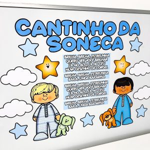 Painel Cantinho da Soneca - Decoração Escolar