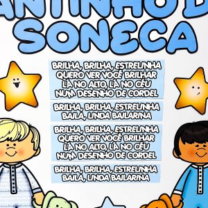 Painel Cantinho da Soneca - Decoração Escolar