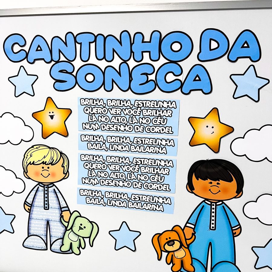 Painel Cantinho da Soneca - Decoração Escolar - Pedagogia de Ideias Painel Cantinho da Soneca - Decoração Escolar
