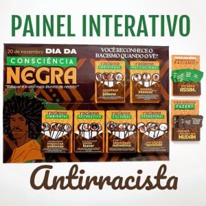Painel Interativo - Antirracista - Consciência Negra