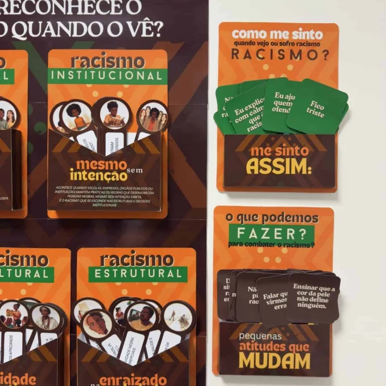 Painel Interativo Antirracista com Caixas Informativas — foto 3