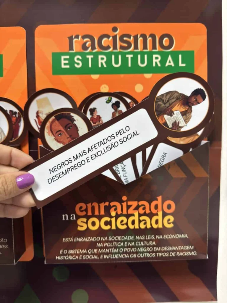 Painel Interativo Antirracista com Caixas Informativas — foto 4