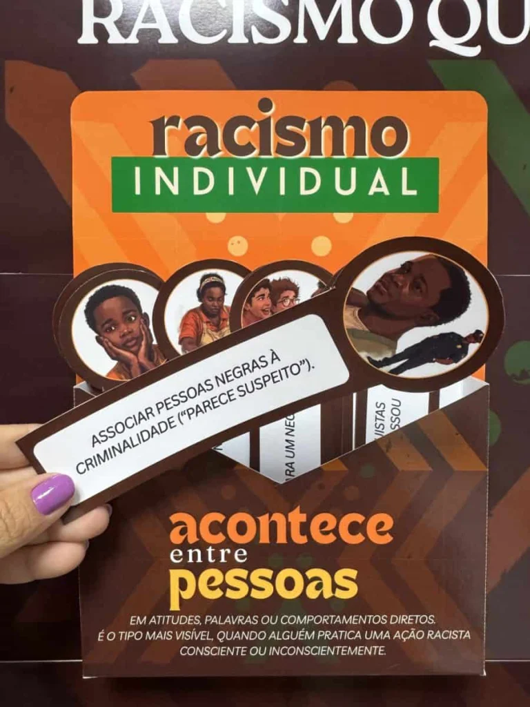 Painel Interativo Antirracista com Caixas Informativas — foto 7
