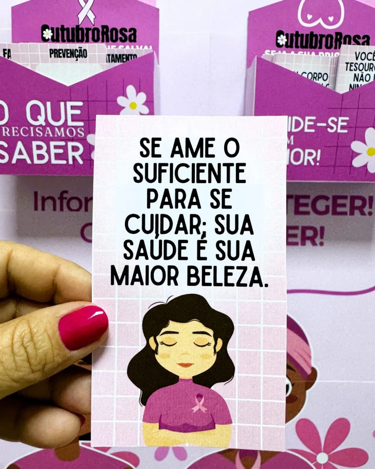 Painel Outubro Rosa Toque de Cuidado — foto 4