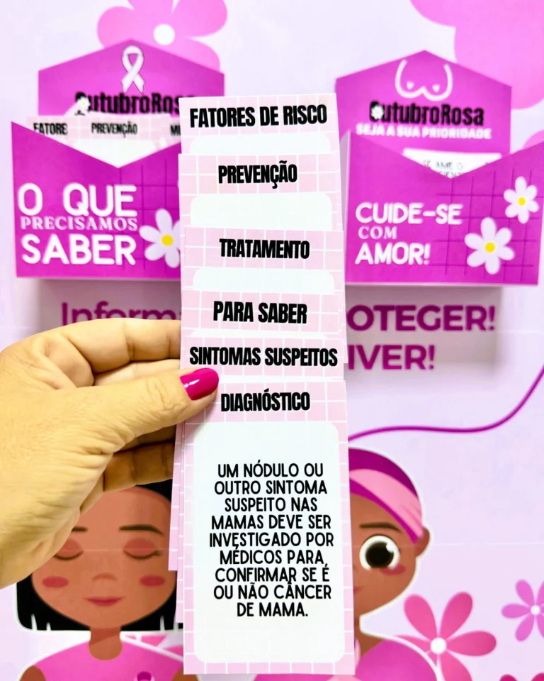 Painel Outubro Rosa Toque de Cuidado — foto 3