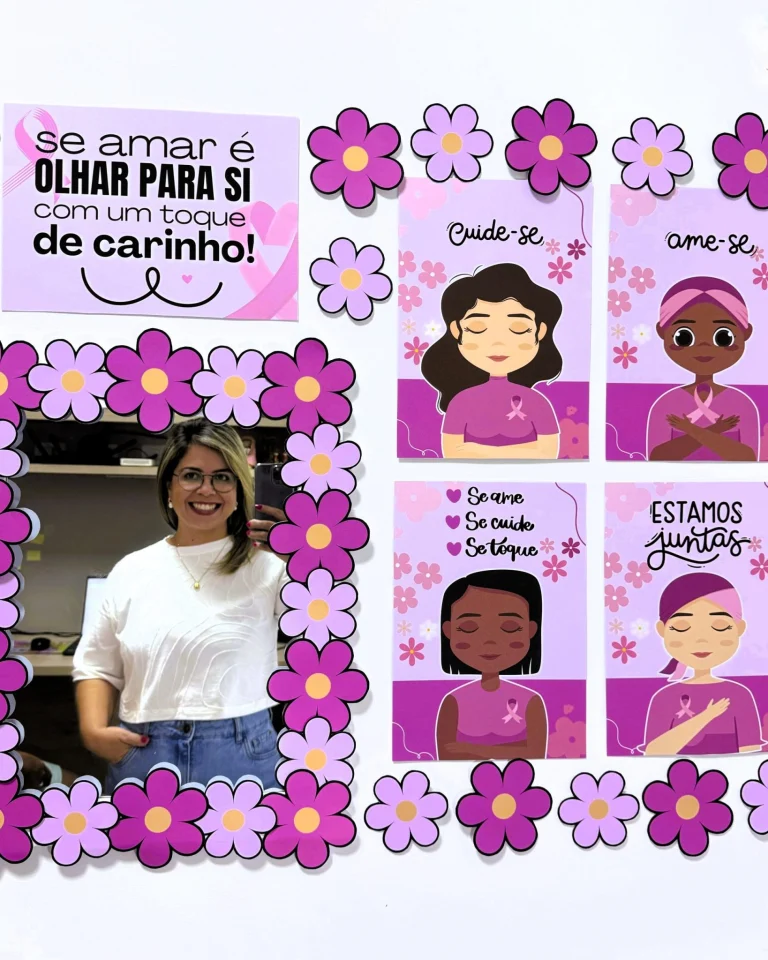 Painel Outubro Rosa Toque de Cuidado — foto 10
