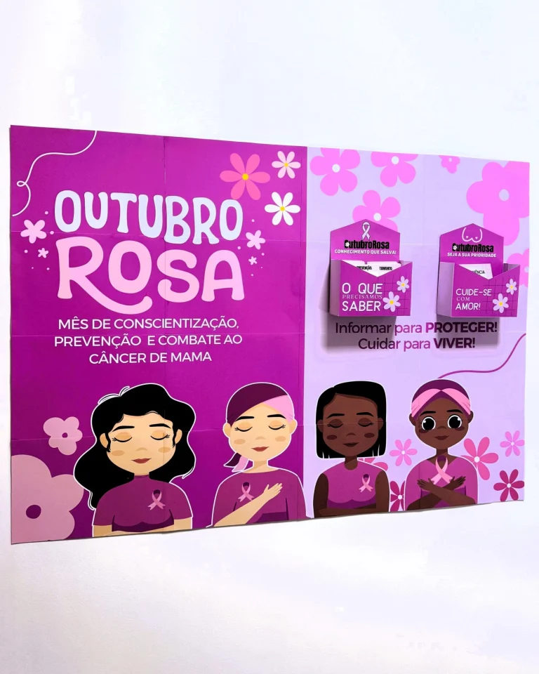 Painel Outubro Rosa Toque de Cuidado — foto 8