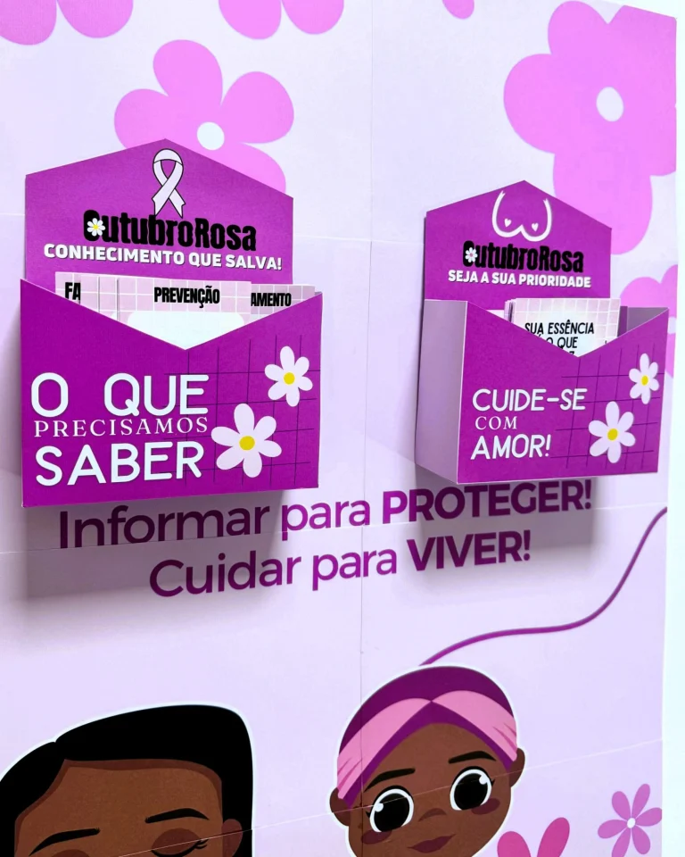 Painel Outubro Rosa Toque de Cuidado — foto 7
