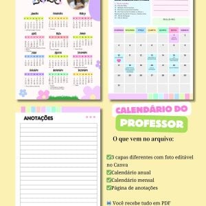Calendário do Professor - Organização e Planejamento