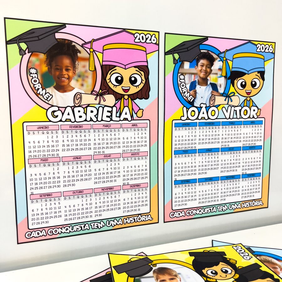 Calendários Editáveis de Formatura - Formatura - Pedagogia de Ideias Calendários Editáveis de Formatura - Formatura