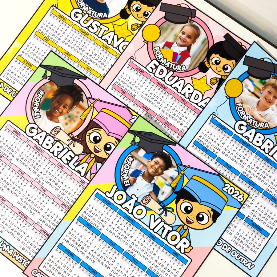 Calendários Editáveis de Formatura - Formatura - Pedagogia de Ideias Calendários Editáveis de Formatura - Formatura