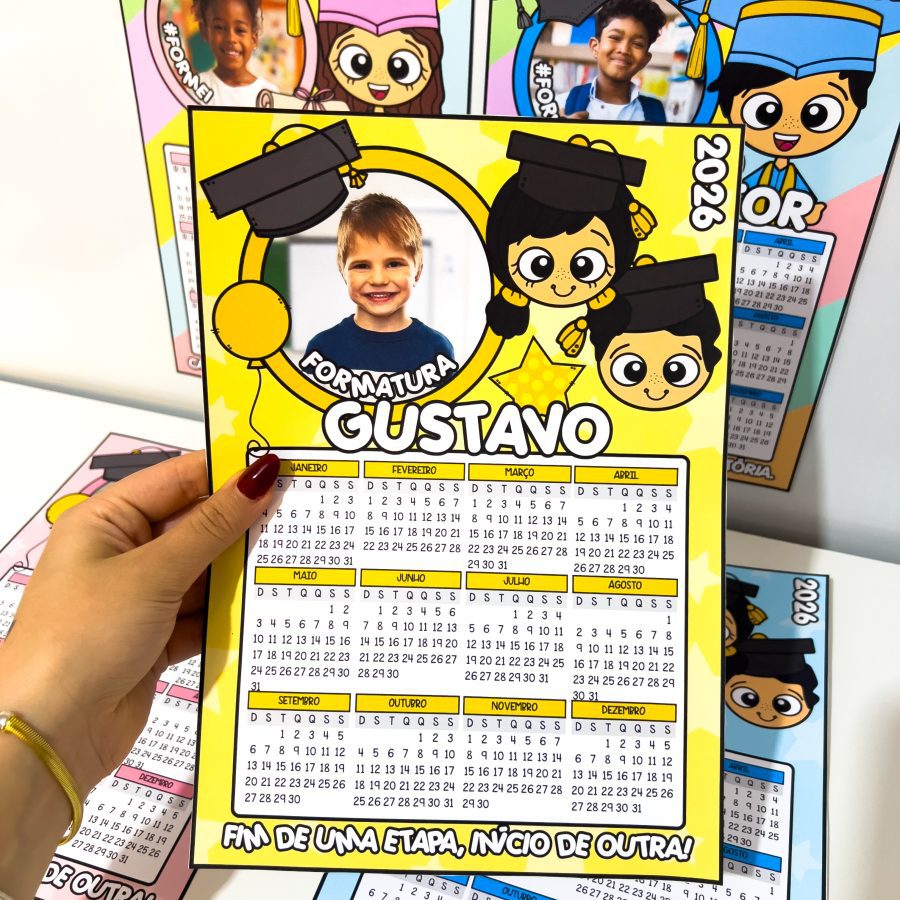 Calendários Editáveis de Formatura - Formatura - Pedagogia de Ideias Calendários Editáveis de Formatura - Formatura