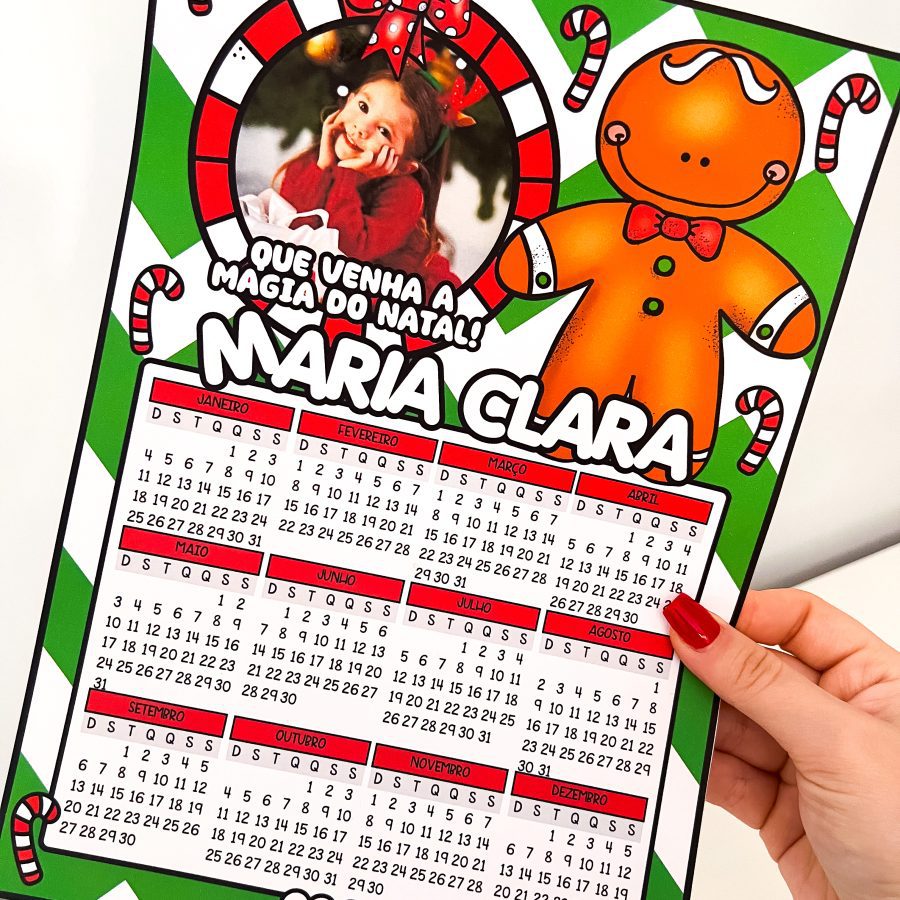 Calendários Editáveis de Natal - Natal - Pedagogia de Ideias Calendários Editáveis de Natal - Natal