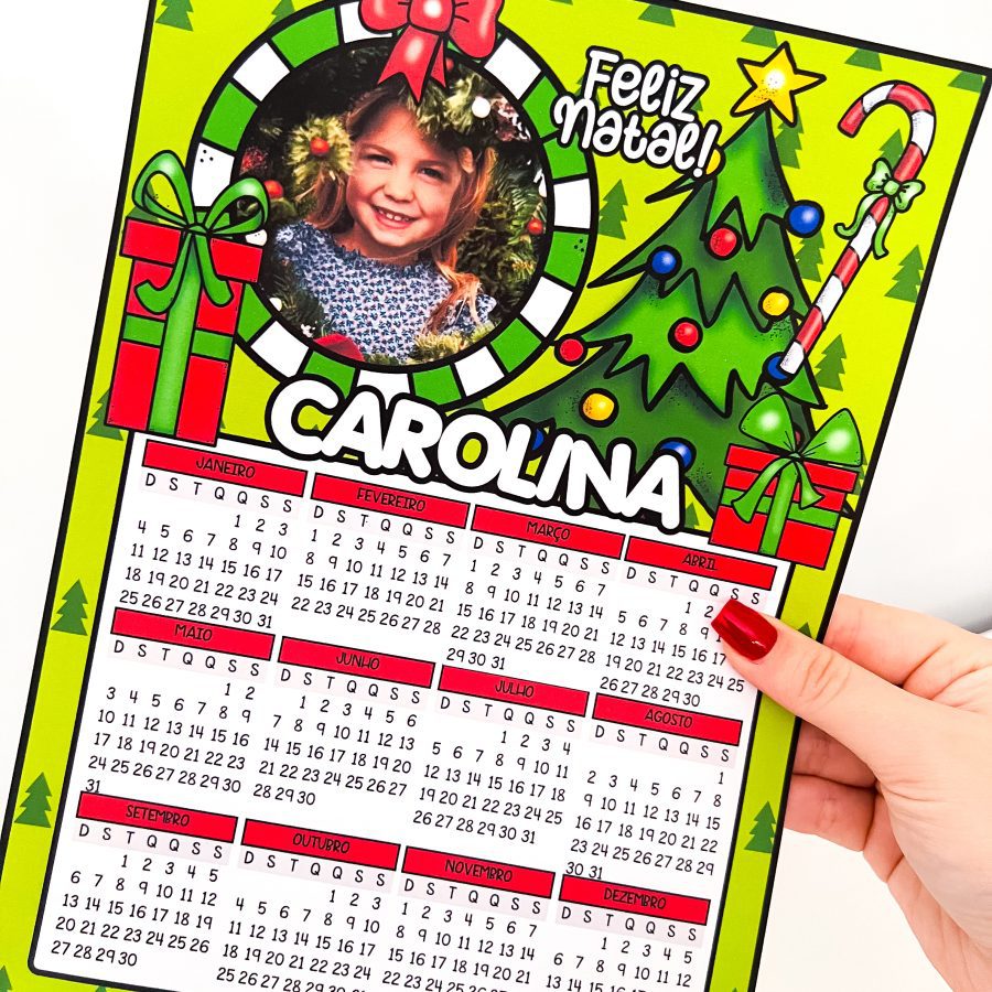 Calendários Editáveis de Natal - Natal - Pedagogia de Ideias Calendários Editáveis de Natal - Natal