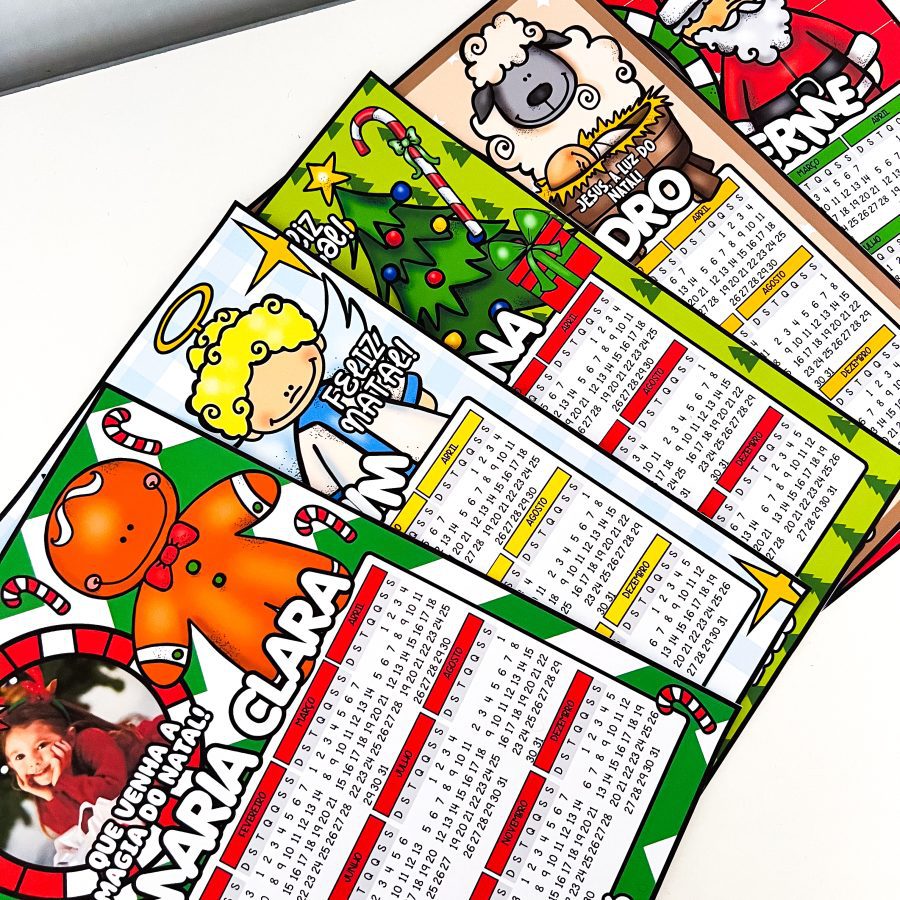Calendários Editáveis de Natal - Natal - Pedagogia de Ideias Calendários Editáveis de Natal - Natal