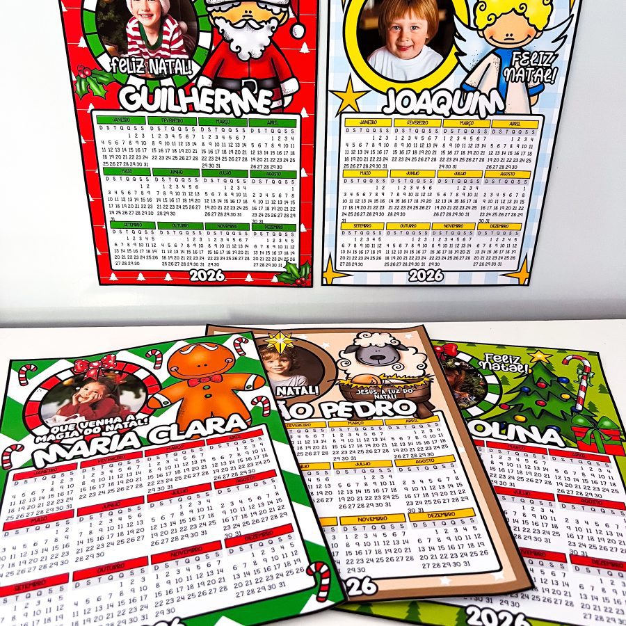 Calendários Editáveis de Natal - Natal - Pedagogia de Ideias Calendários Editáveis de Natal - Natal