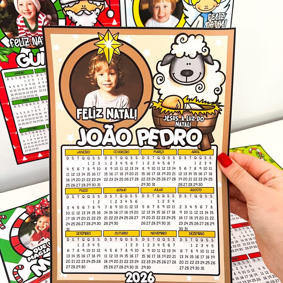 Calendários Editáveis de Natal - Natal - Pedagogia de Ideias Calendários Editáveis de Natal - Natal