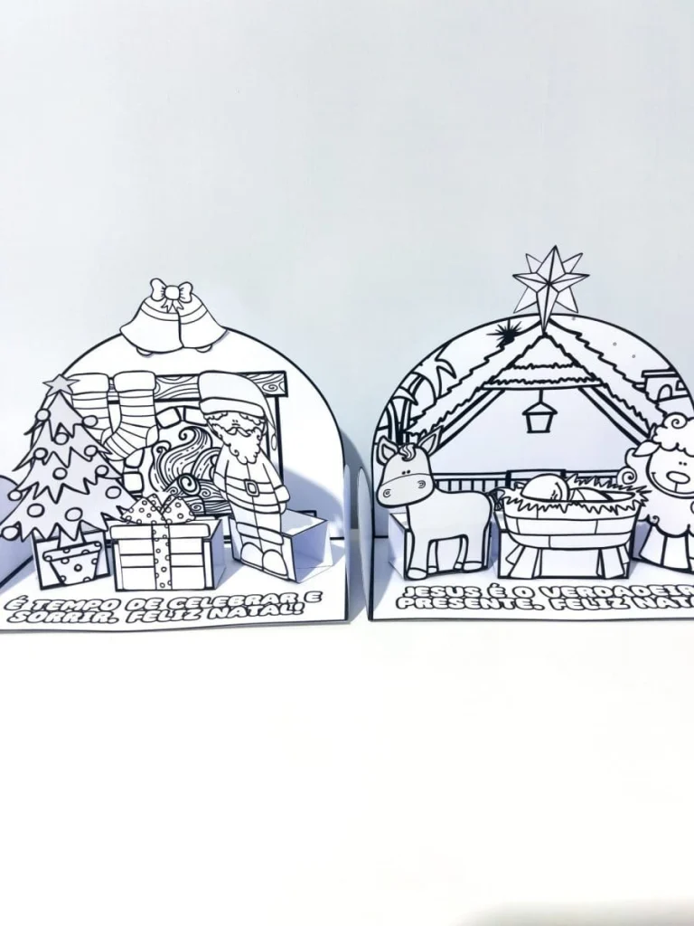 Cenários de Natal para Colorir — foto 4
