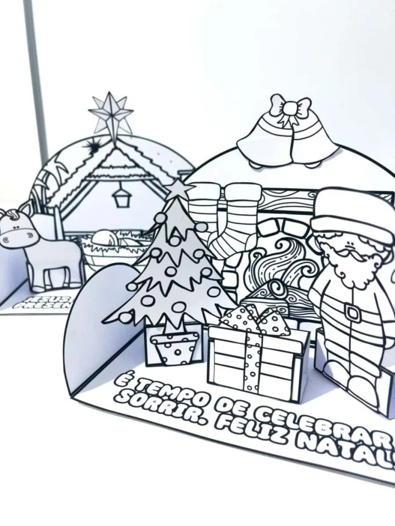Cenários de Natal para Colorir — foto 6