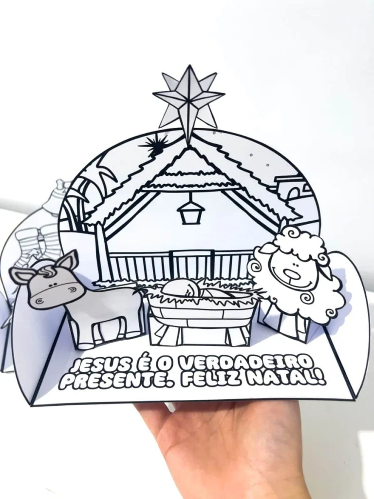 Cenários de Natal para Colorir — foto 7