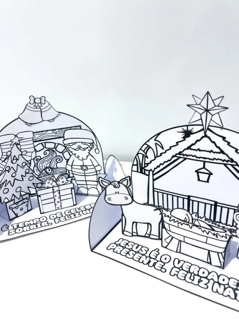 Cenários de Natal para Colorir — foto 8