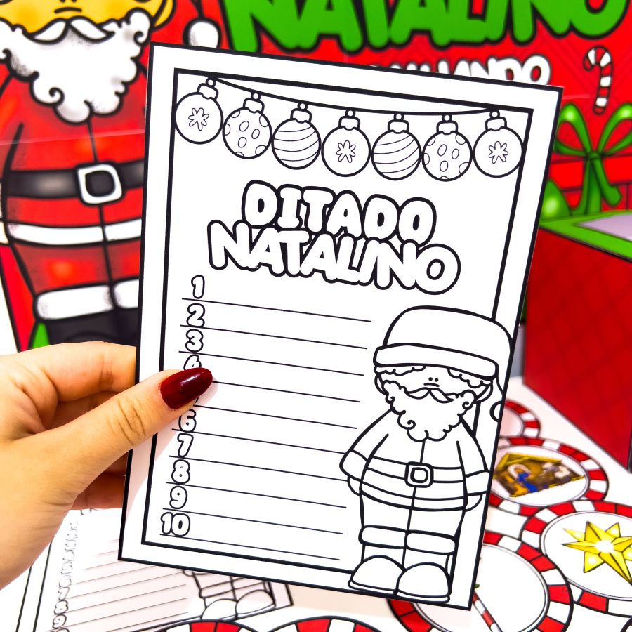 Ditado Natalino - Natal - Pedagogia de Ideias Ditado Natalino - Natal