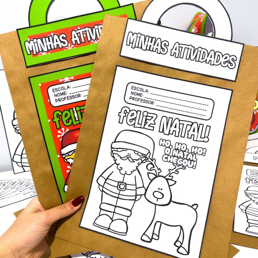 Kit Capas e Sacolinhas de Natal - Natal - Pedagogia de Ideias Kit Capas e Sacolinhas de Natal - Natal