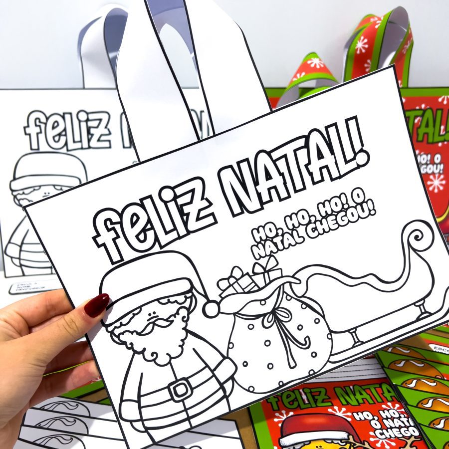 Kit Capas e Sacolinhas de Natal - Natal - Pedagogia de Ideias Kit Capas e Sacolinhas de Natal - Natal