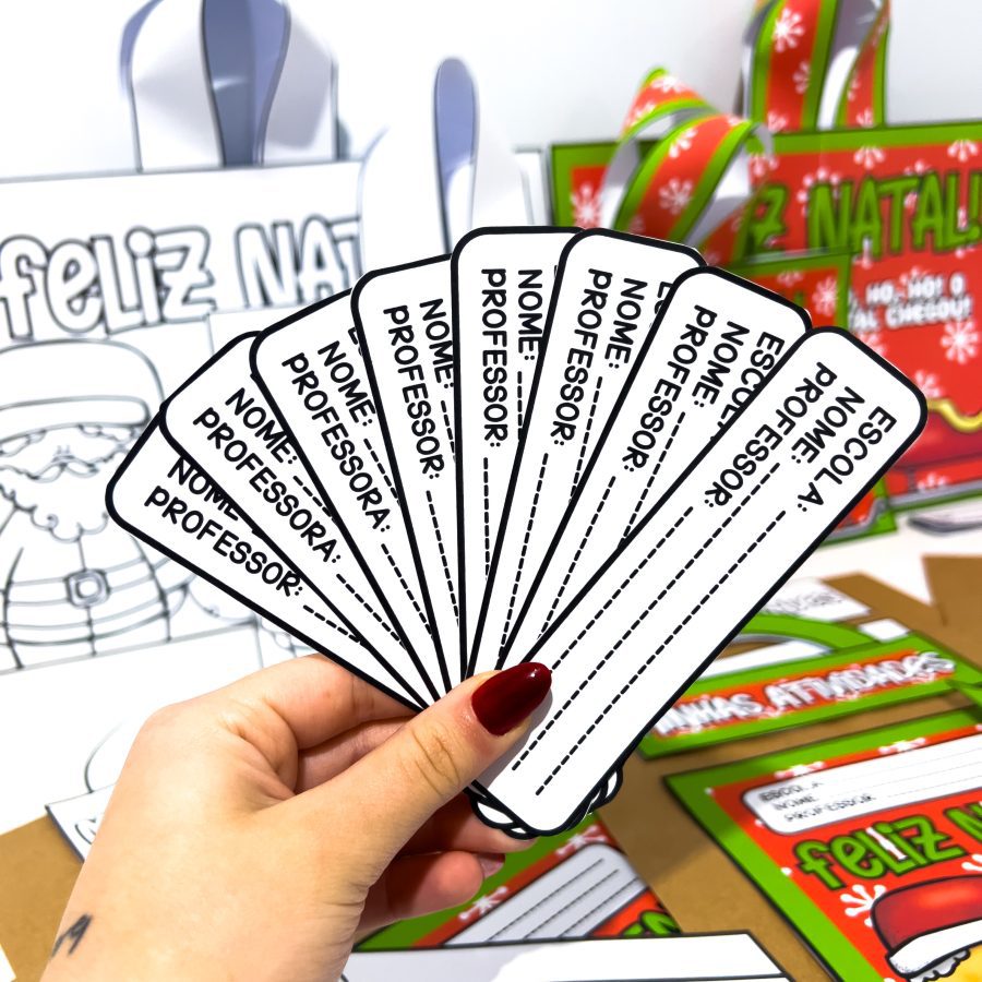 Kit Capas e Sacolinhas de Natal - Natal - Pedagogia de Ideias Kit Capas e Sacolinhas de Natal - Natal