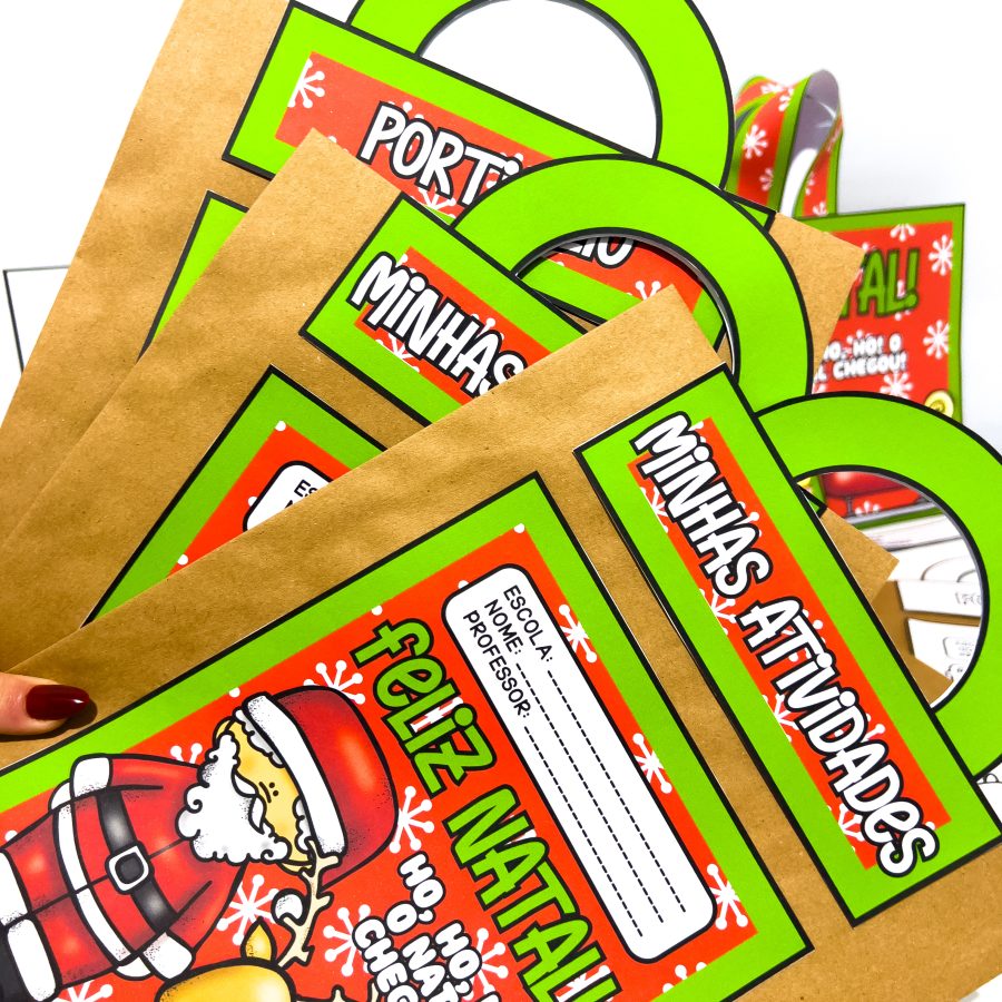Kit Capas e Sacolinhas de Natal - Natal - Pedagogia de Ideias Kit Capas e Sacolinhas de Natal - Natal