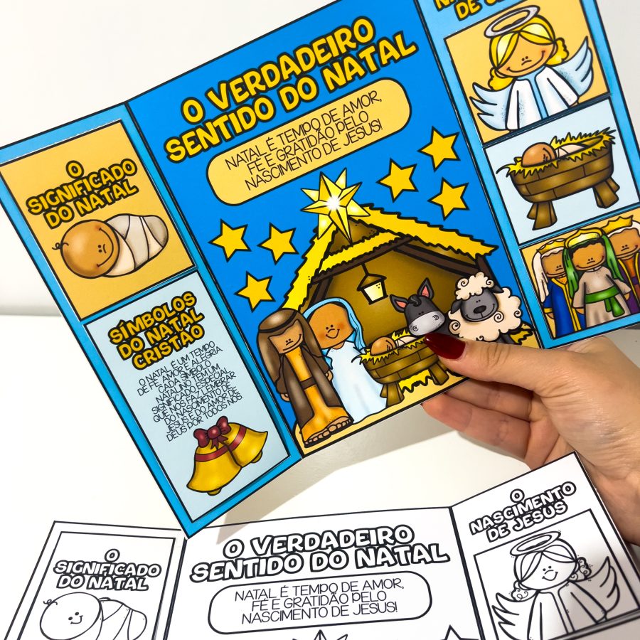 Lapbook Natal Cristão - Natal - Pedagogia de Ideias Lapbook Natal Cristão - Natal