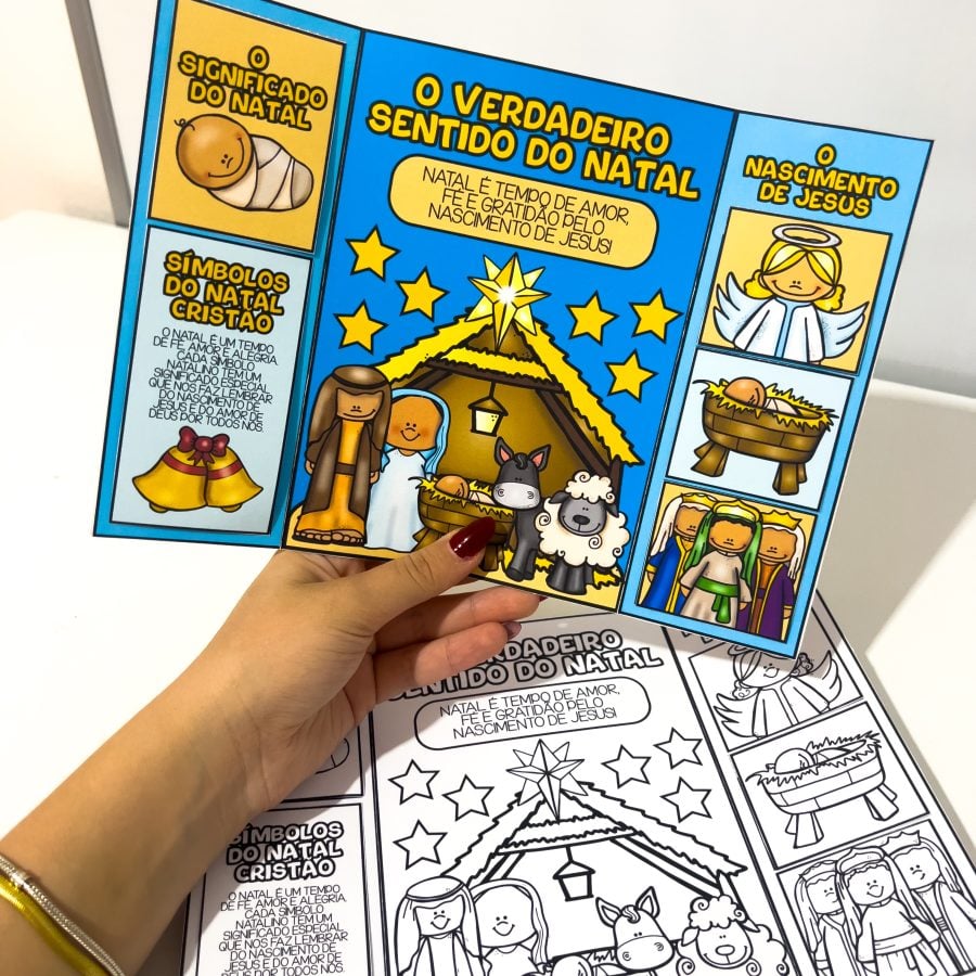 Lapbook Natal Cristão - Natal - Pedagogia de Ideias Lapbook Natal Cristão - Natal